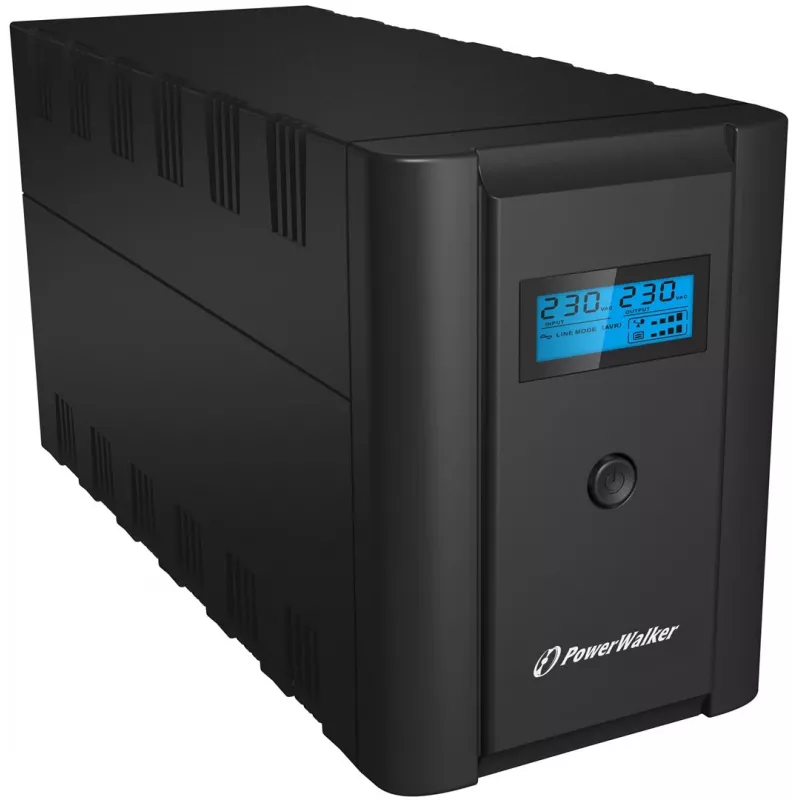 PowerWalker VI 1200 SHL Schuko nepertraukiamo maitinimo šaltinis (UPS) Line-Interactive 1,2 kVA 600 W 4 kištukiniai lizdai