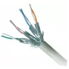 Tinklo kabelis GEMBIRD Cat6a RJ-45 iki RJ-45 S/FTP 10 m LSZH, vientisas varis, pilka