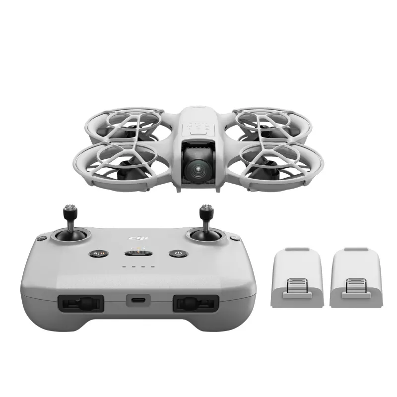 DJI Neo Fly More Combo (DJI-RC-N3) – 135 g lengvas dronas su 4K Ultra HD kamera, 18 min skrydžio laiko, 3 akumuliatoriais, nuotolinio valdymo pultu