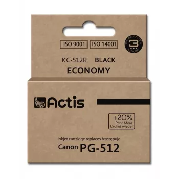Actis KC-512R rašalas (pakaitalas Canon PG-512; standartinis; 15 ml; juoda)