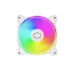 Cooler Master MasterFan MF120 Halo2 White Edition MFL-B2DW-21NP2-R2 120 mm ARGB korpuso ventiliatorius, 27 dB, 51,88 CFM, baltas