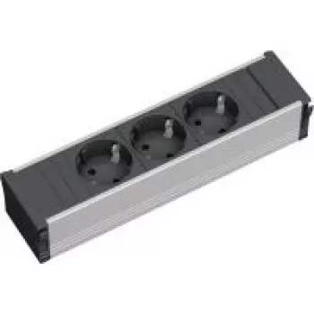 Prailginimo lizdas Bachmann 333.1007 Vidaus 3 AC lizdai Juoda Pilka