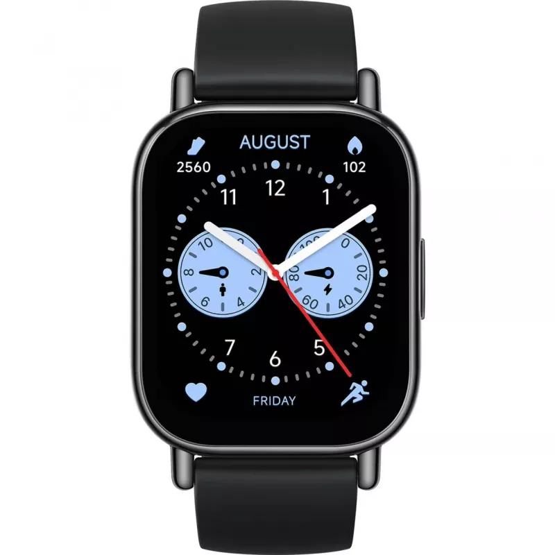 Išmanusis laikrodis Xiaomi Redmi Watch 5 Lite – 1,96 colio AMOLED ekranas, GPS, 470 mAh, 48 mm, TPU juostelė, juoda