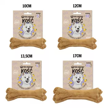 PAKA ZWIERZAKA Kaulas su triušiu ir mangais M 12 cm - šuns skanėstas - 55g