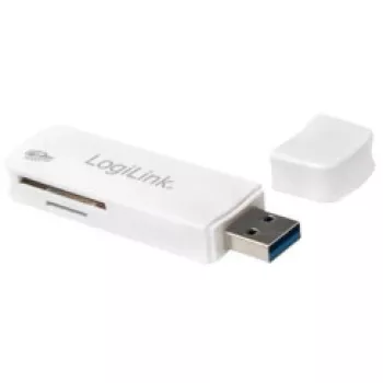 LogiLink CR0034A kortelių skaitytuvas USB 3.2 Gen 1 (3.1 Gen 1) baltas