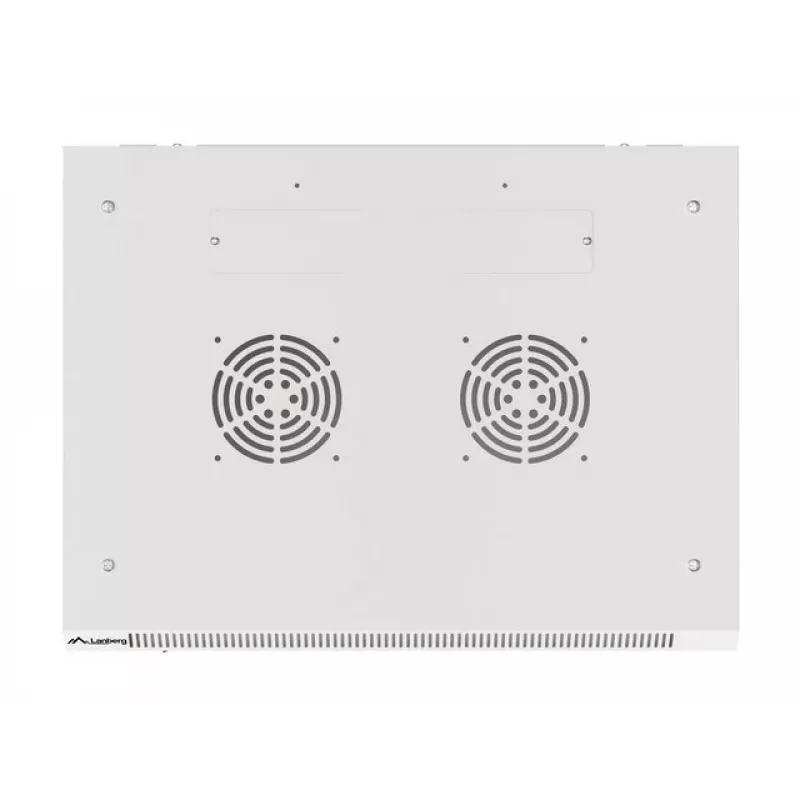 Lanberg sieninis montažinis stovo spintas 19'' 18U 600x450mm pilkas (stiklinės durys)