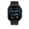 Apple 49mm Black Titanium Milanese Loop Medium – Juodas titano apyrankė Apple laikrodžiams