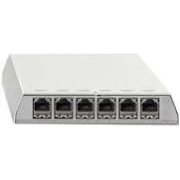 Pataisų skydelis Rutenbeck PP-ClassEA iso-6 Ap rw 6x RJ-45, gryna balta