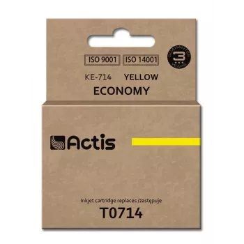 Actis KE-714 kasetė (pakaitalas Epson T0714, T0894, T1004; standartinė; 13,5 ml; geltona)