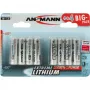 Vienkartinė baterija Ansmann 4+4 Lithium AA, 8 vnt.