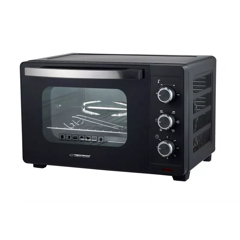 Mini orkaitė ESPERANZA EKO006N – 25 L, 1600 W, konvekcija, sukamieji valdikliai