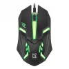 Laidinė optinė pelė DEFENDER CYBER MB-560L – ambidekstrinė, 1200 DPI, USB Type-A, 2 mygtukai, juoda