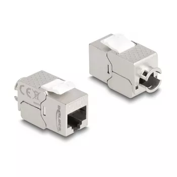 DeLOCK Keystone modulis RJ45 kištukas į LSA Cat.6A plonas be įrankių