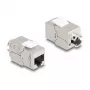 DeLOCK Keystone modulis RJ45 kištukas į LSA Cat.6A plonas be įrankių
