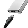 Aliumininis korpusas QOLTEC 51833 M.2 SSD, SATA į USB 3.0, iki 2TB