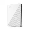 Western Digital WD My Passport 5TB Baltas USB 3.0 / 2,5 colio, 19,15 mm / 256 bitų šifravimas / WD Backup / Baltas (WDBPKJ0050BWT-WESN)