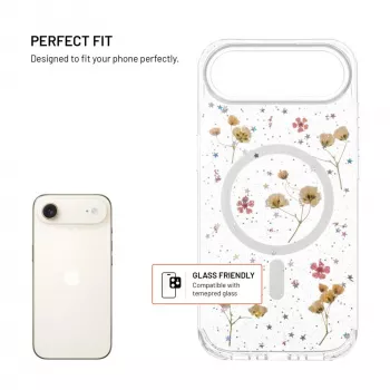 Korpusas FIXED Apple iPhone Air — TPU, MagBloom suderinamas, Blush Plum