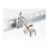 DeLOCK 66477 „Keystone“ laikiklis montuoti ant DIN bėgelio, 1 prievadas, su pažymėjimo laukeliu, metalinis