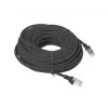LANBERG RJ-45 Cat5e PCU5-10CC-2000-BK tinklo kabelis, 20 m, U/UTP, CCA laidas, PVC apvalkalas, juodas