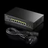 Cudy GS1008PS2 nevaldomas jungiklis Gigabit Ethernet 8 prievadų PoE