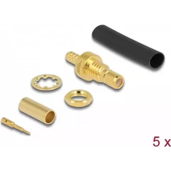 SMB kištukas crimpavimui RG-174 / RG-316 DeLOCK 90041