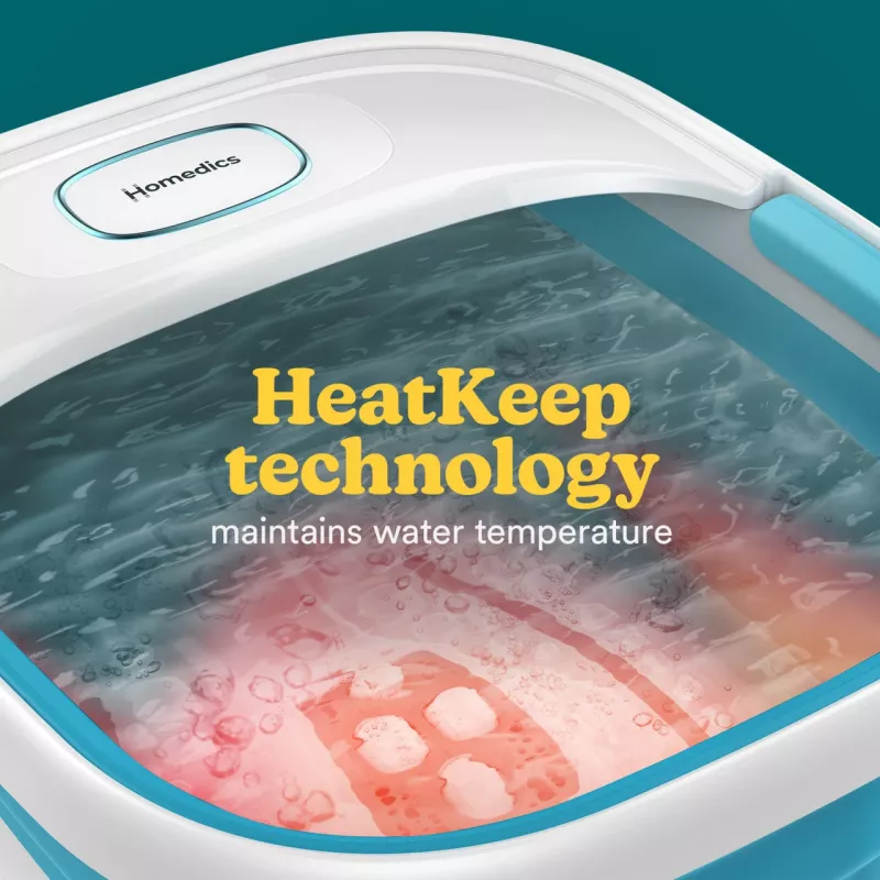 Pėdų vonelė HoMedics FB-70BL-EB – sulankstoma kompaktiška pėdų pirtelė namams