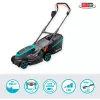 Belaidis vejapjovės komplektas PowerMax 37/36V P4A, 36V (2x18V) (juoda/pilka, 2x Li-Ion akumuliatorius 4,0Ah, POWER FOR ALL ALLIANCE)