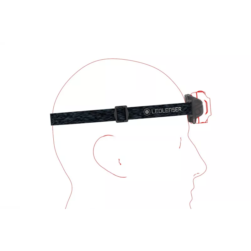 Priekinė lemputė ant galvos Ledlenser HF4R Core Black LED IP68 20 lm