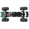 Radijo bangomis valdomas visureigis Amewi Mini-D90 4WD 1:16 RTR mastelio modelis