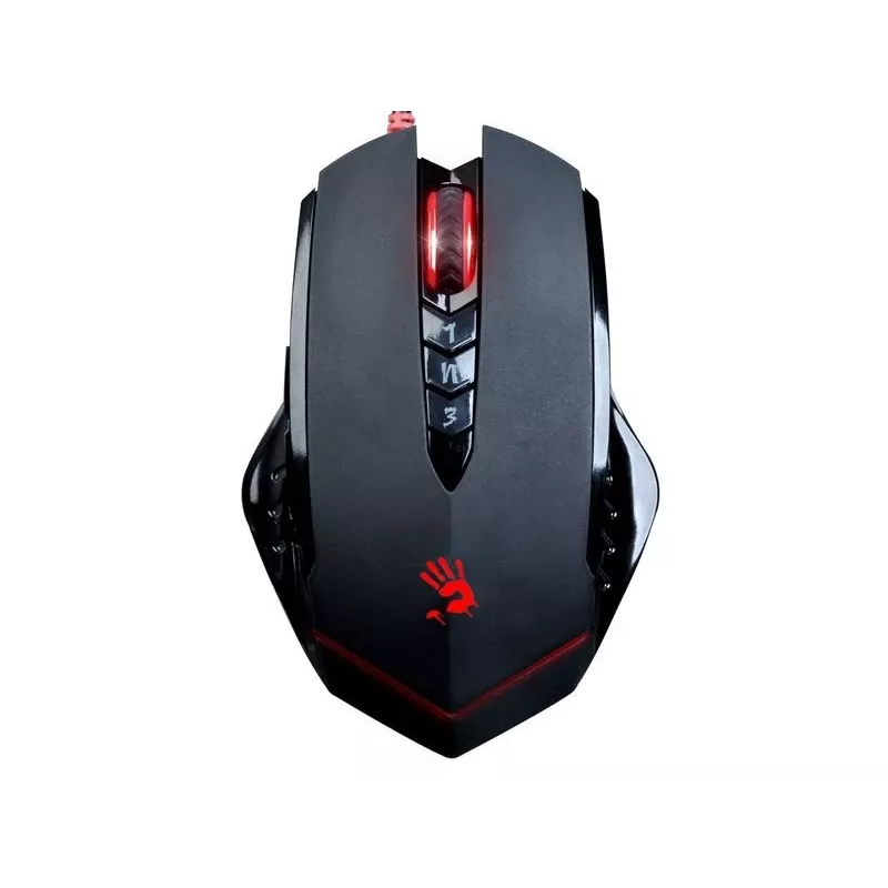 Žaidimų pelė A4Tech Bloody V8m – 3200 DPI, 8 mygtukai, V-Track optinė, USB Type-A, juoda