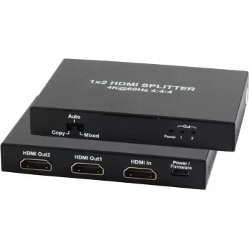 HDMI skirstytuvas ShiverPeaks 1x įėjimas 2x išėjimas 4K 60Hz