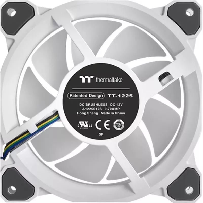 Thermaltake Riing Quad 12 ARGB korpuso ventiliatorius 120 mm baltas