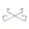 Kabelių laikiklis Extralink Four Arms aliumininis rėmas S500 — 500 x 500 x 70 mm, stalas/siena, aliuminis