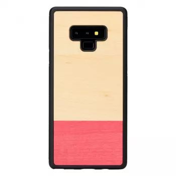 Dėklas iš medžio ir polikarbonato Samsung Galaxy Note 9 – juodas, netolygaus rašto