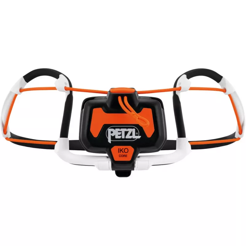 Petzl IKO CORE priekinis žibintas, juodas, E104BA00