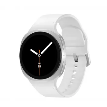 Samsung Galaxy Watch 8 3,3 cm (1,3 colio) AMOLED 40 mm Skaitmeninis 438 x 438 pikselių Liečiamas ekranas Sidabrinis „Wi-Fi“ GPS (palydovas)