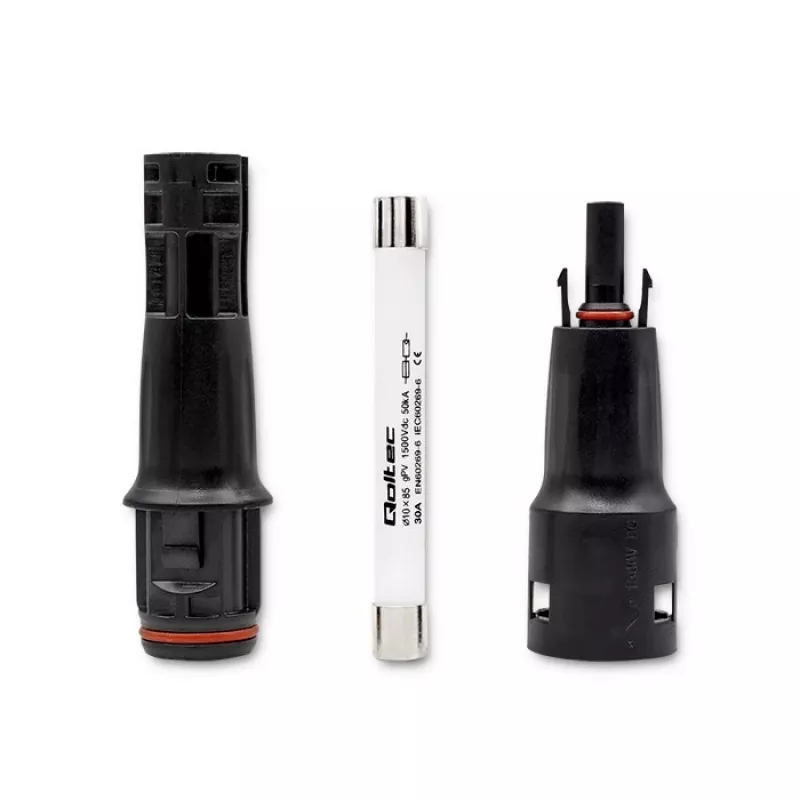 Solarinis jungiklis QOLTEC MC4 1500V 30A – lauko fotovoltinis kabelio jungtis