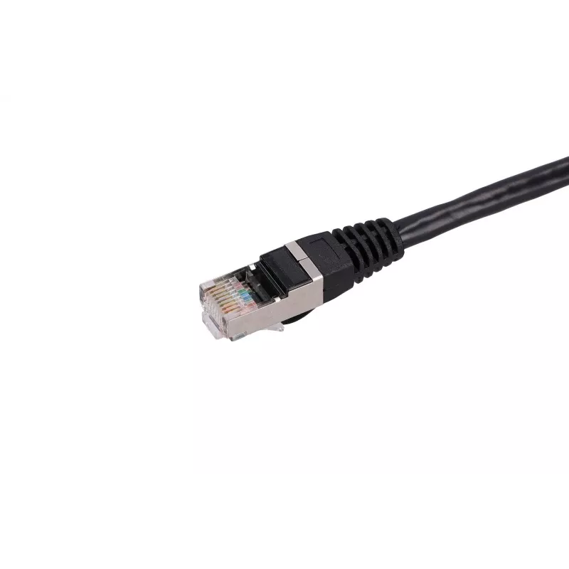 Tinklo laidas Extralink LAN Patchcord Kat.5e RJ-45 2m Juodas