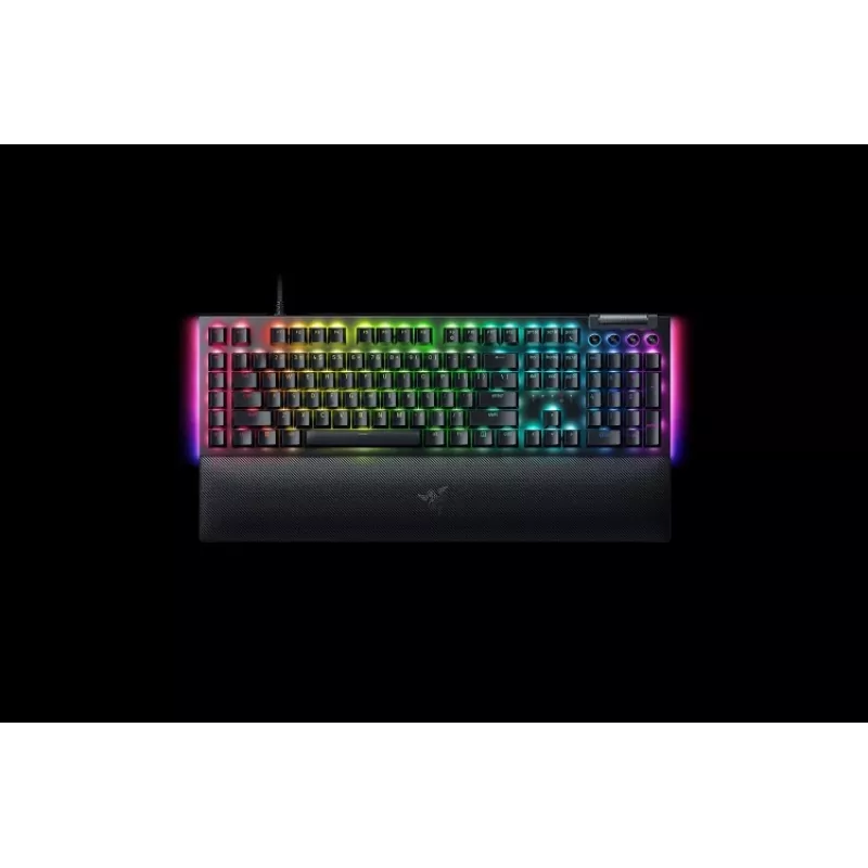 Razer BlackWidow V4 RZ03-04691800-R3M1 žaidimų klaviatūra, laidas USB, QWERTY JAV anglų, juoda