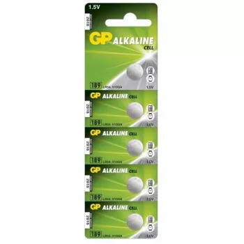 Baterija GP Batteries LR54 šarminė vienkartinė 1,5 V, 5 vnt., aukštis 3,05 mm