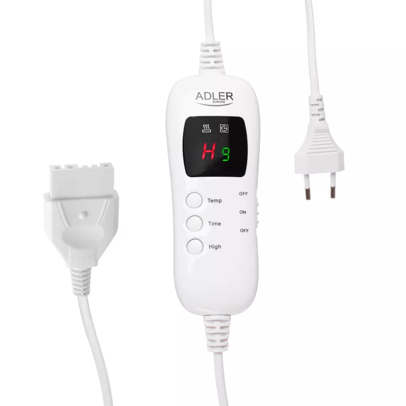 Elektrinė antklodė Adler AD 7443 160 x 180 cm – flisas, 7 šildymo lygiai, nuotolinio valdymo pultas, 120 W