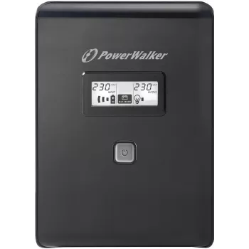 PowerWalker VI 2000 LCD 2 kVA 1200 W 2 kištukiniai lizdai