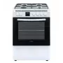 Dujinė-elektrinė viryklė FINLUX FC-692GWNW – laisvai pastatoma su dujiniais degikliais ir elektrine orkaite