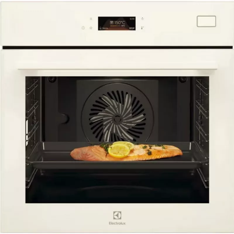 Įmontuojama orkaitė Electrolux LOB8S38V — 70 L, A++ energija, garų valymas, ištraukiami bėgeliai, LED ekranas