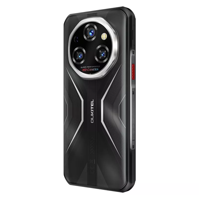 Išmanusis telefonas Oukitel WP55 6,6 colio 12 GB RAM 256 GB juodos spalvos