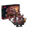 3D dėlionė Cubicfun Queen Anne's Revenge Jubiliejinis leidimas – modelis 306-T4040H, kolekcinis laivo konstravimo rinkinys