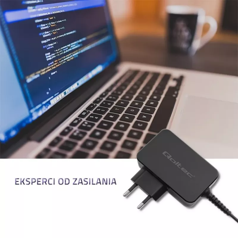 Maitinimo adapteris QOLTEC 45W 20V 2,25A nešiojamiesiems įrenginiams, modelis 52393