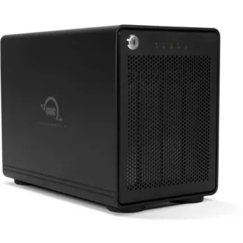 ThunderBay 4 - RAID 5 (schwarz, 4-Bay Storage Enclosure mit Dual Thunderbolt 3 Ports)