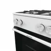Laisvai pastatoma dujinė viryklė su orkaite Gorenje GG5A10WFFM – 4 degikliai, 70 L orkaitė, emaliuotas viršus, balta