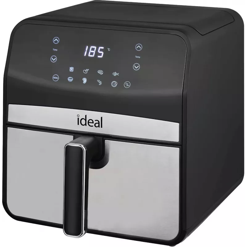 Karšto oro gruzdintuvė Eldom IK1501 – 6,5 L, 1800 W, jutiklinis LED, reguliuojamas termostatas, išimamas dubuo tinkamas plauti indaplovėje